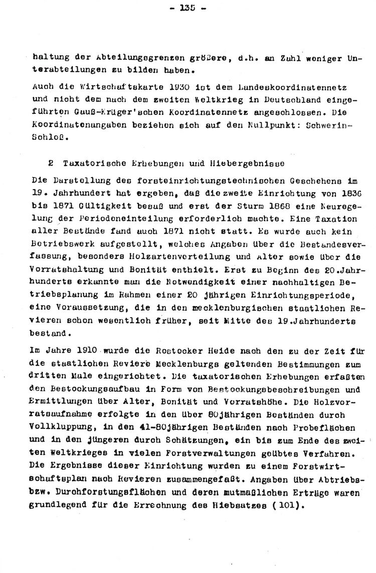 RH Oelsnitz Forstwirtschaftsgeschichte NÖM 1955 135