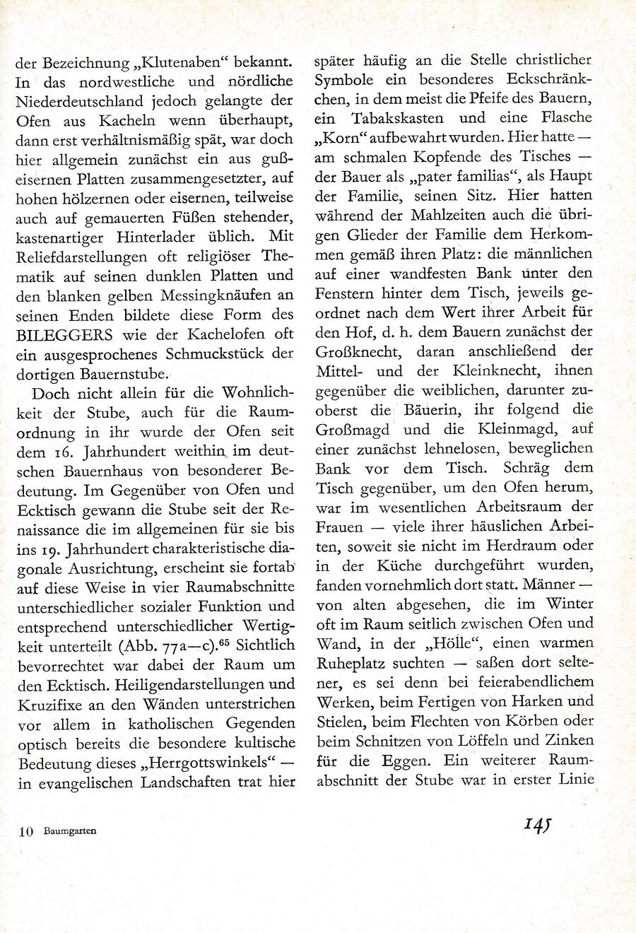 Baumgarten Dt Bauernhaus 1980 Ak 145