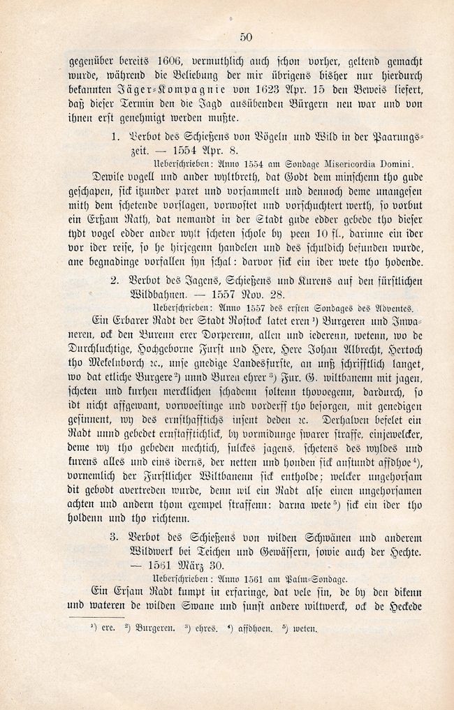 RH Koppmann Mandate und Verträge in Betreff Jagd ab 1554 50