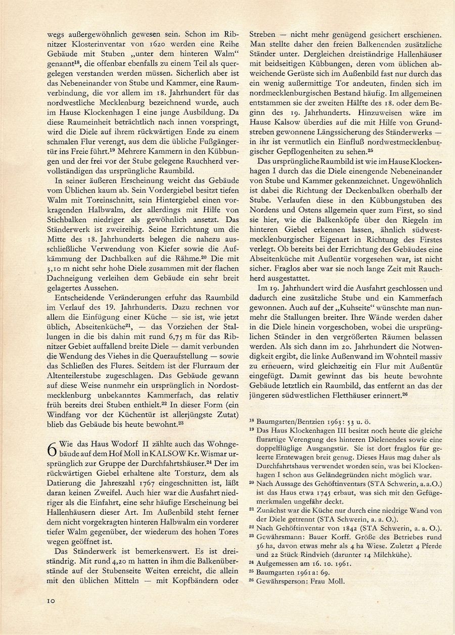 Baumgarten 1966 Haus u Dorf nw Mecklenburg 247