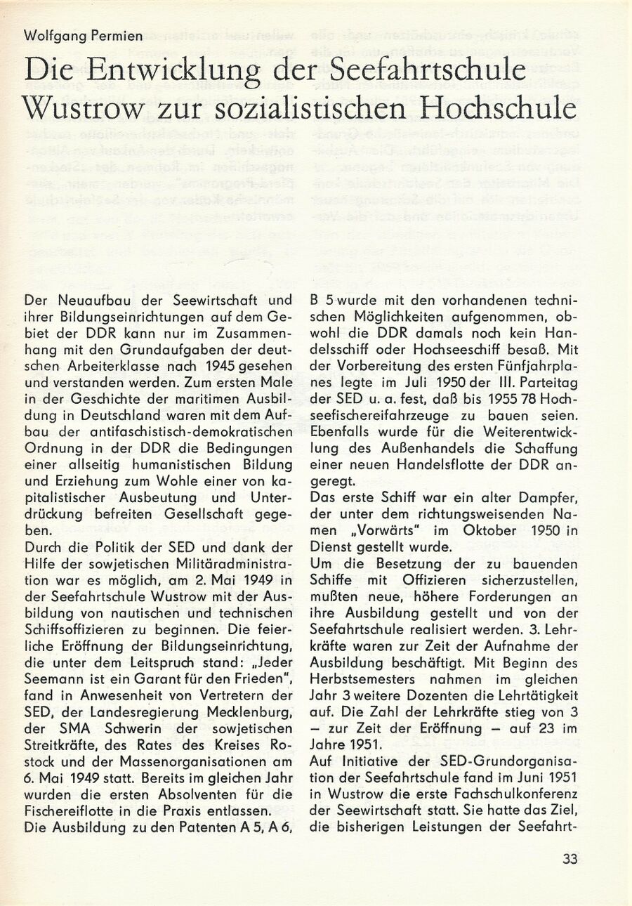 Wustrower Geschichte und Geschichten 1985 33