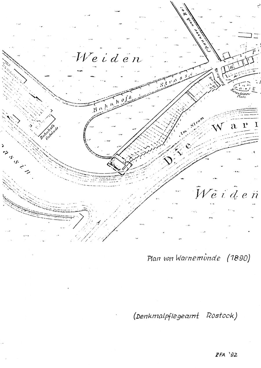 Warnemünde Zollamt 1929 S08