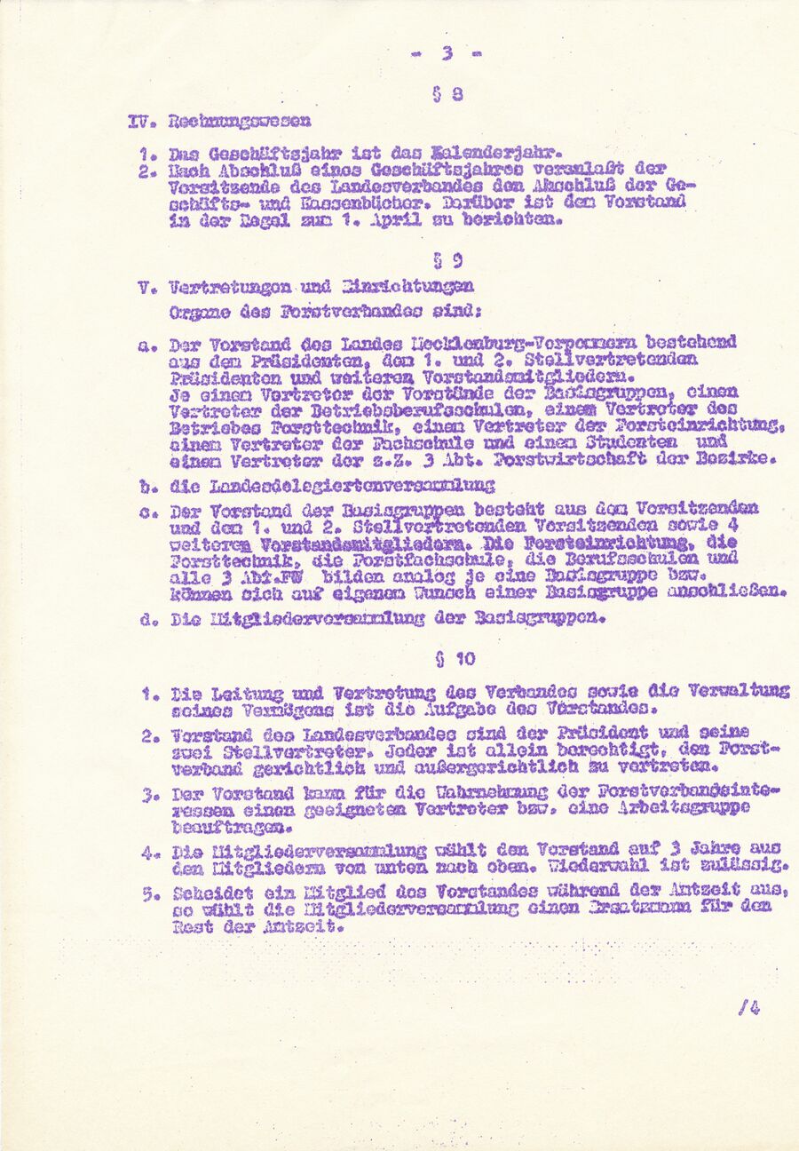 1990 Gründung Landesforstverein 13