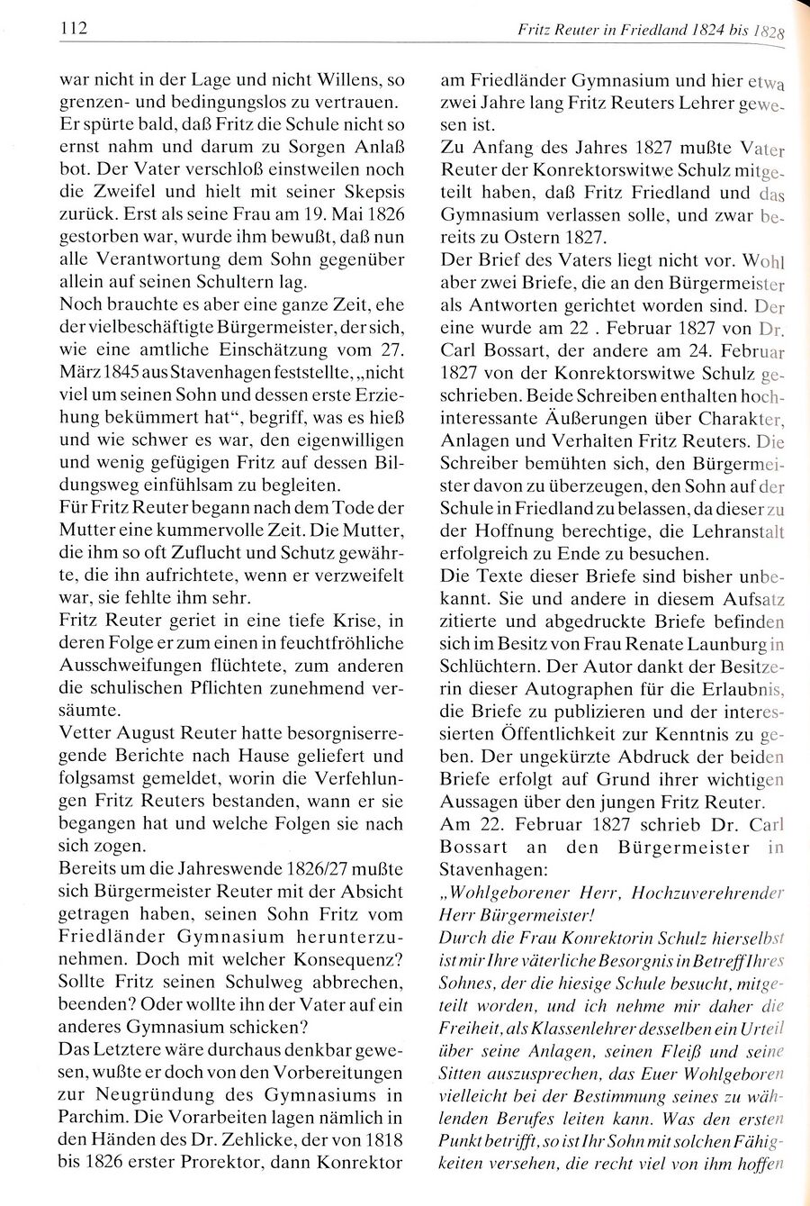 Festschrift 750 Jahre Friedland 1994 112