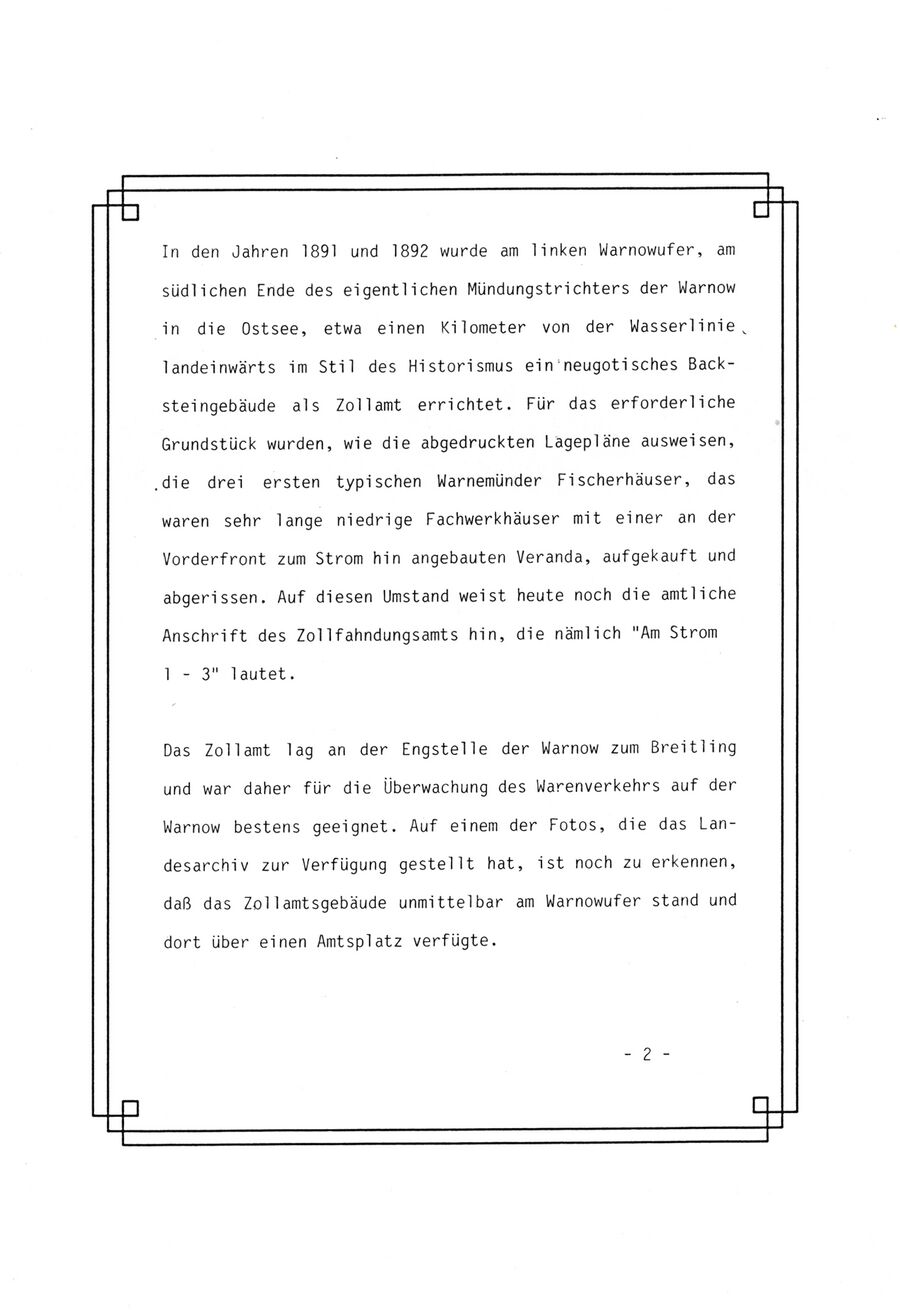 Warnemünde Zollamt 1929 S01