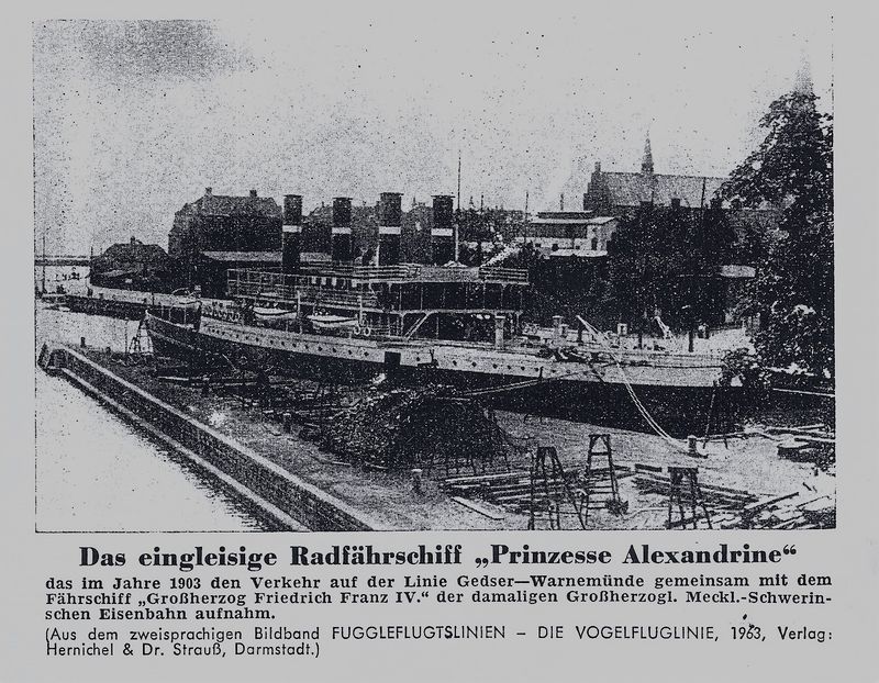 Warnemünde Einweihung Trajekt 1963 00