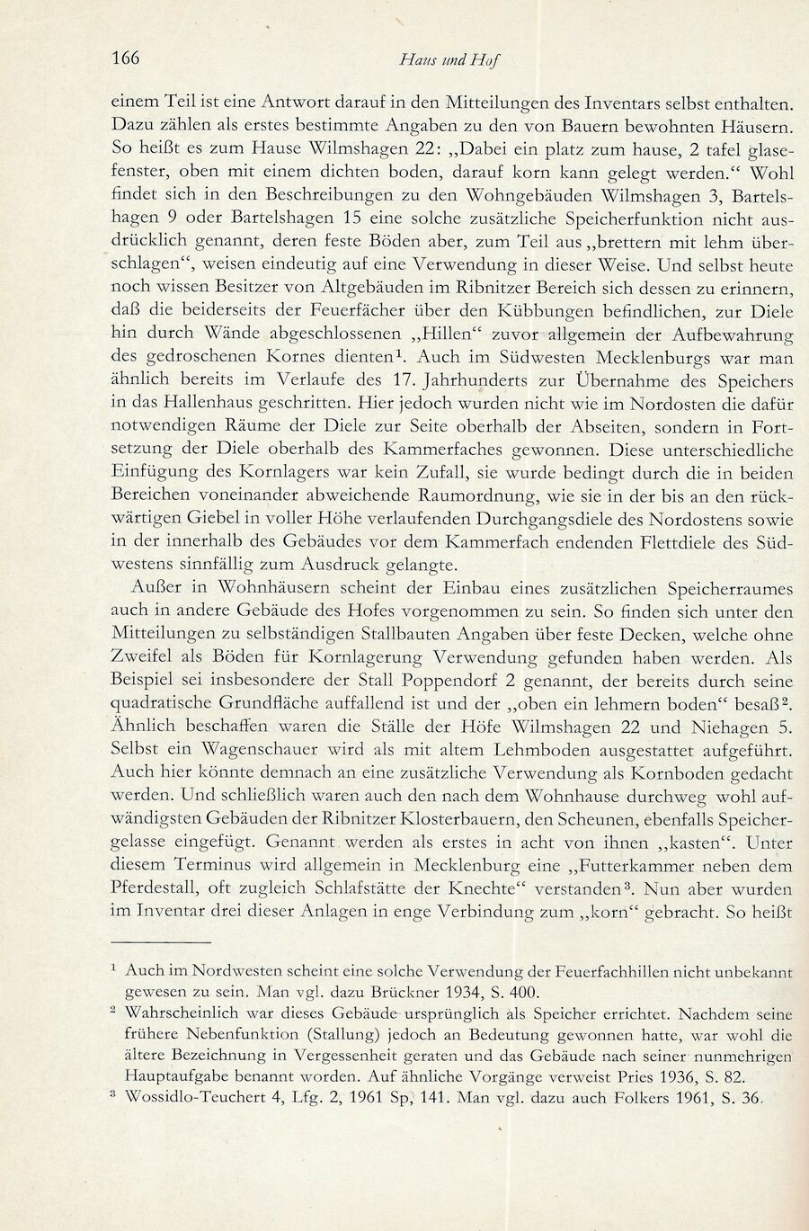 Baumgarten Bentzin 1963 Hof u Wirtschaft Ribn Bauern 166