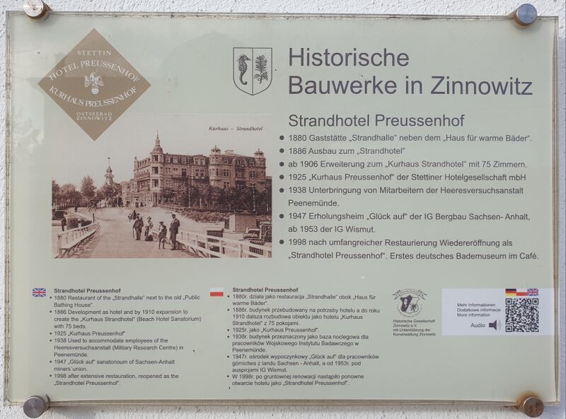 Datei:Zinnowitz historische Zeittafel Preußenhof.jpg