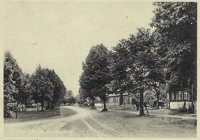 Datei:Goldenbow Dorfstraße 40er Jahre.jpg