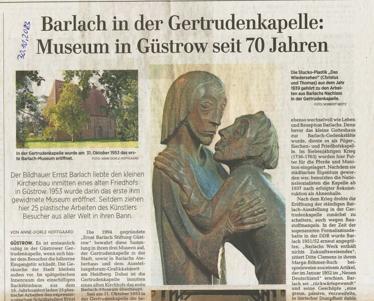 Datei:Güstrow Barlach Kapelle 2023 1.jpg
