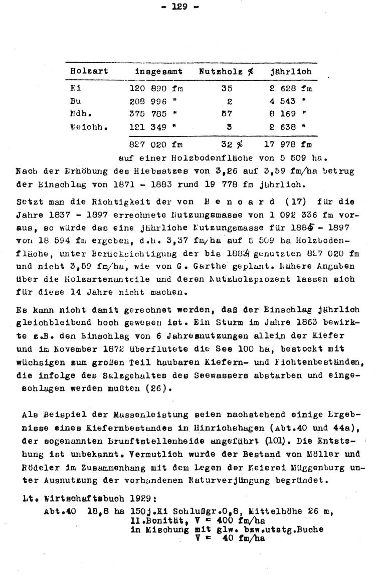 RH Oelsnitz Forstwirtschaftsgeschichte NÖM 1955 129