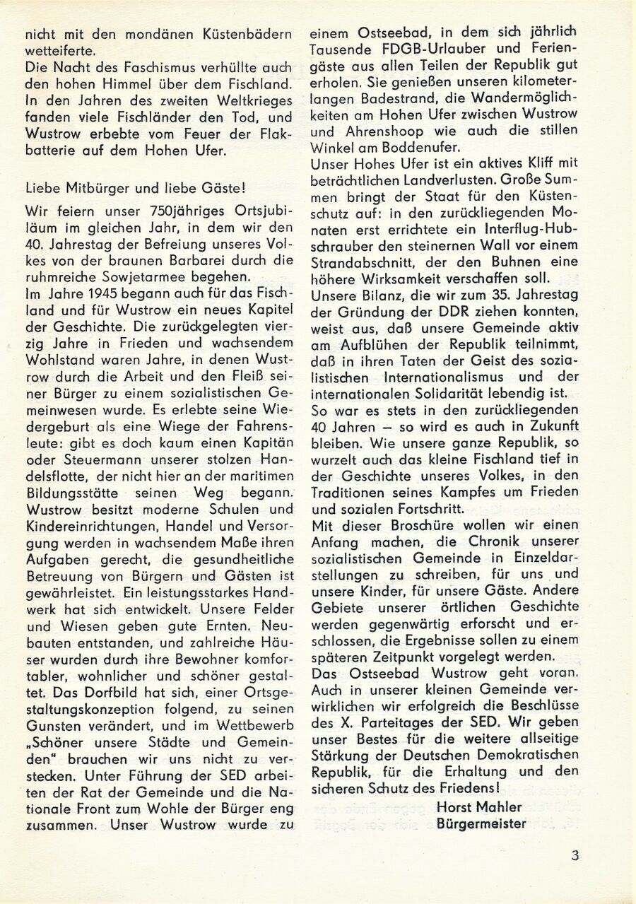 Wustrower Geschichte und Geschichten 1985 03