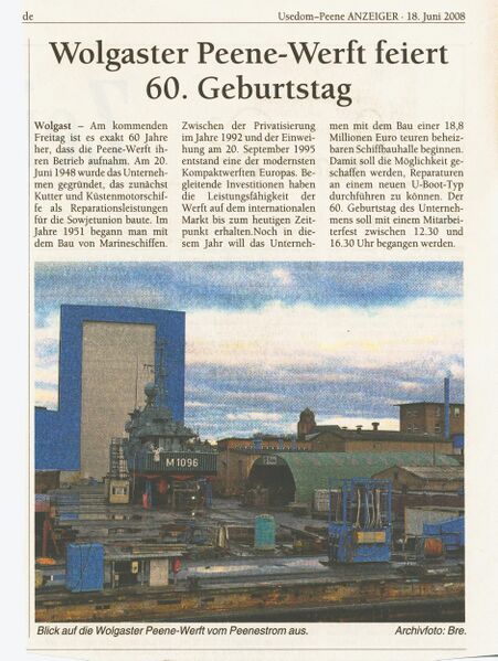 Datei:2008 Wolgast Werft 60 Jahre.jpg