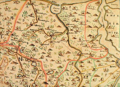 Auszug aus der Hoinkhusen-Karte (1700)