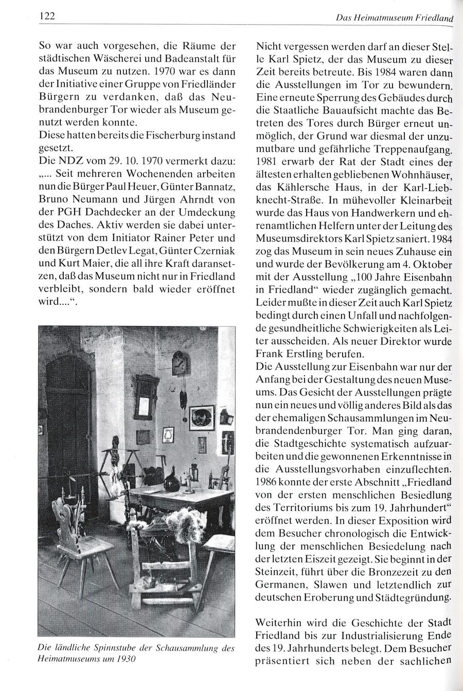 Festschrift 750 Jahre Friedland 1994 122