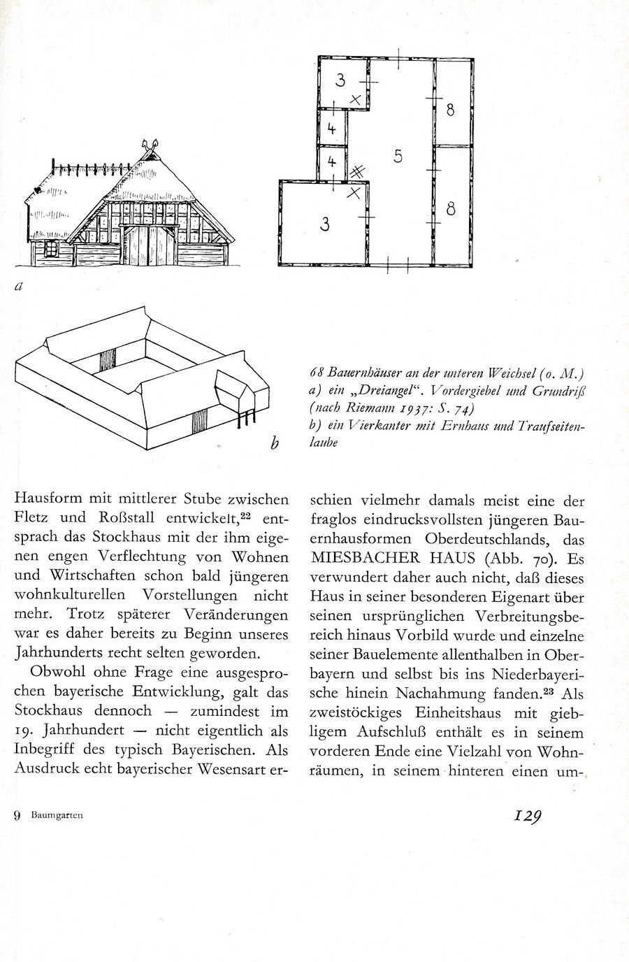 Baumgarten Dt Bauernhaus 1980 Ak 129