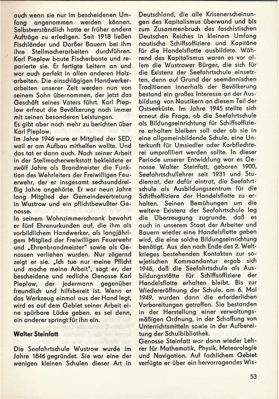 Wustrower Geschichte und Geschichten 1985 53