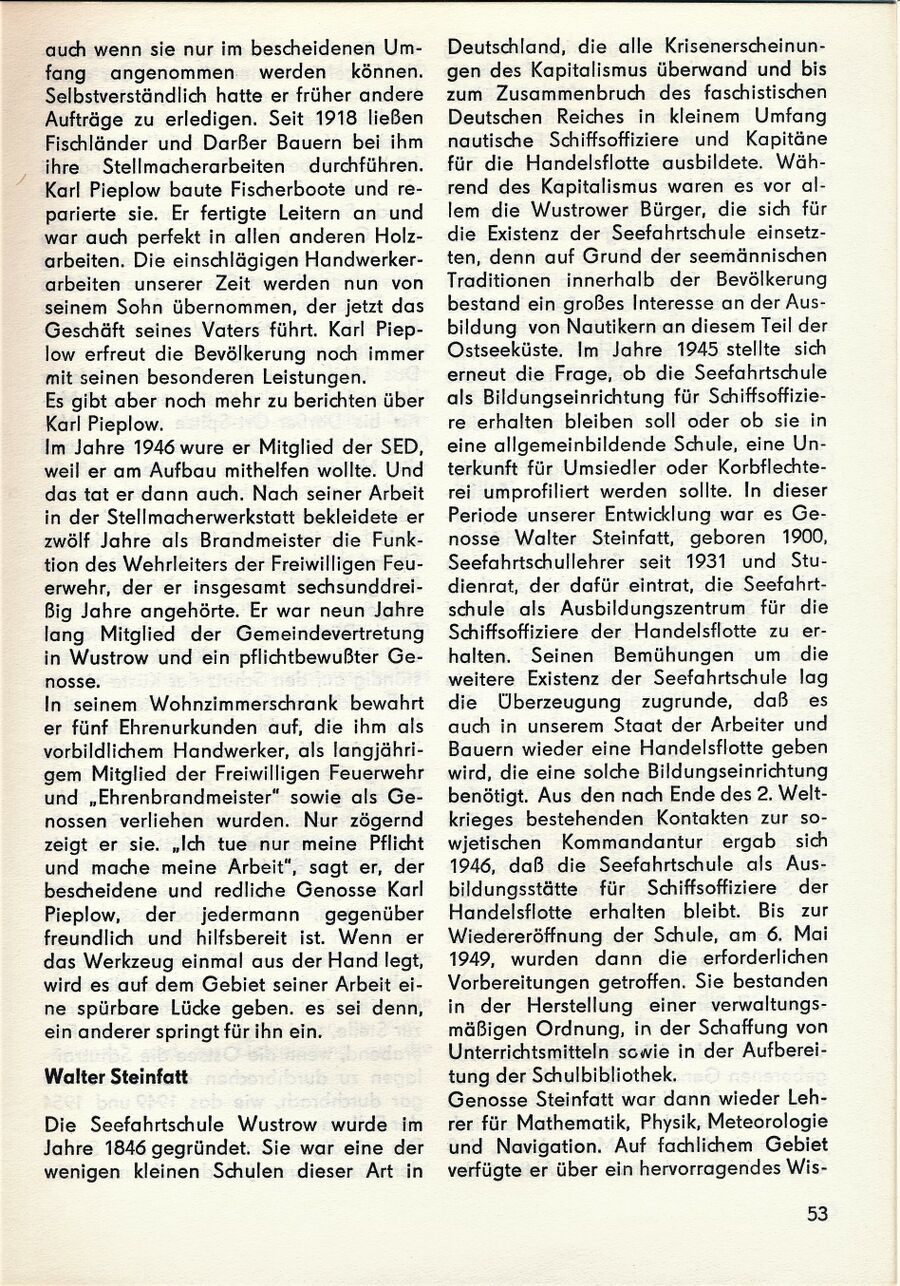 Wustrower Geschichte und Geschichten 1985 53