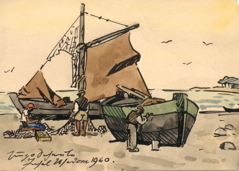Datei:Scheele - 1960 Scheele-Fischerboote.jpg