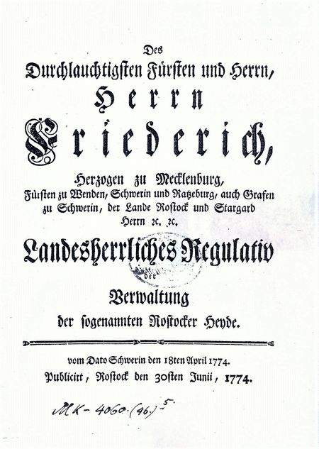 RH Herzogliches Regulativ 1774 01