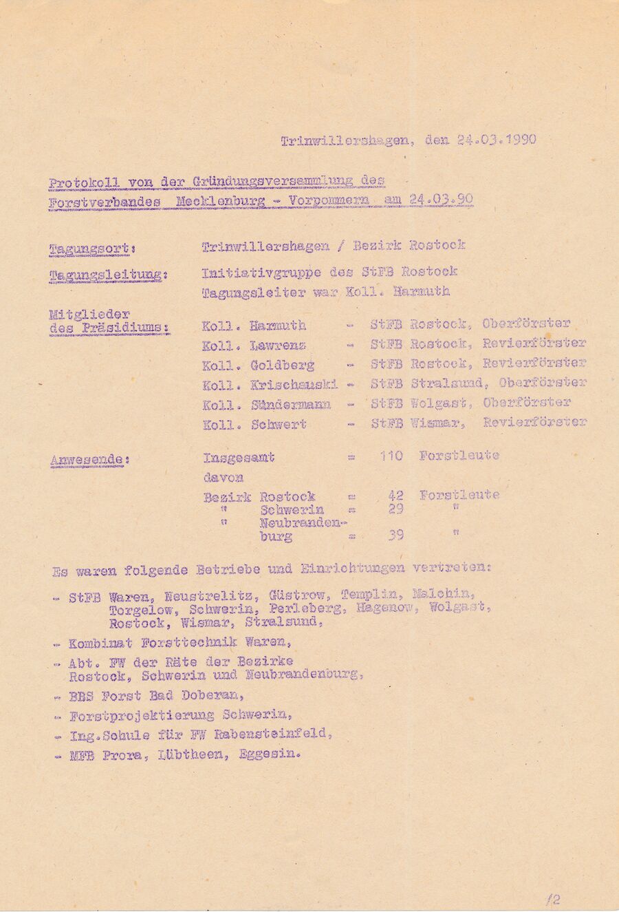 1990 Gründung Landesforstverein 03