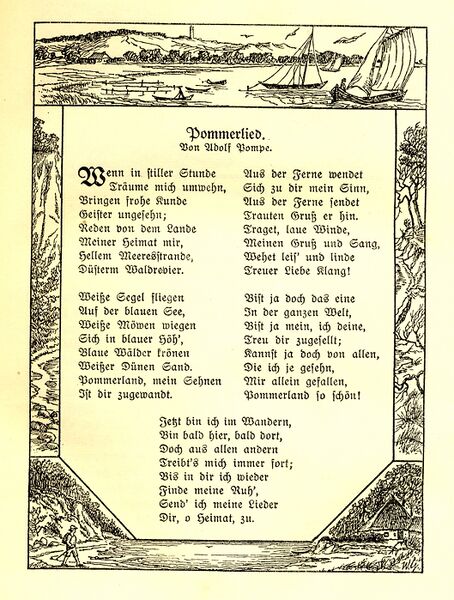 Datei:Pommernlied aus Pommernlamd 1926.jpg