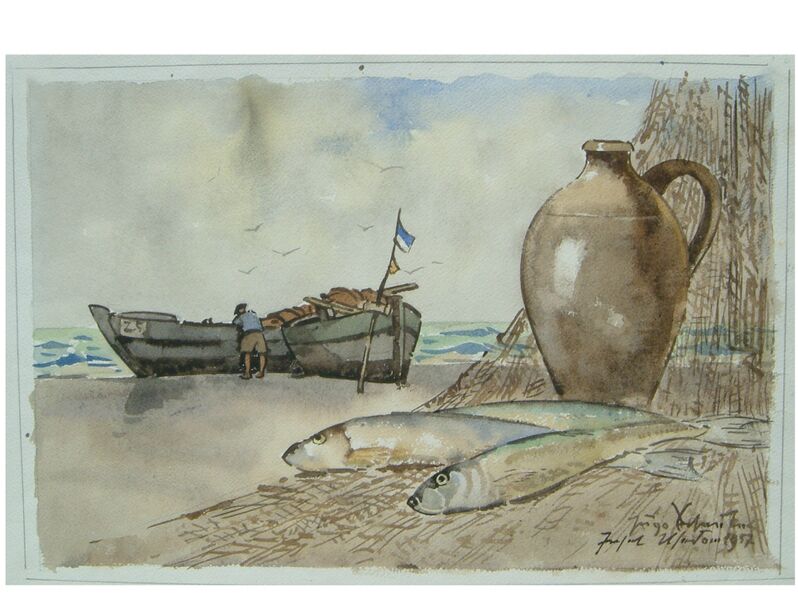 Datei:Scheele 1947 Heringe Krug Boot.jpg