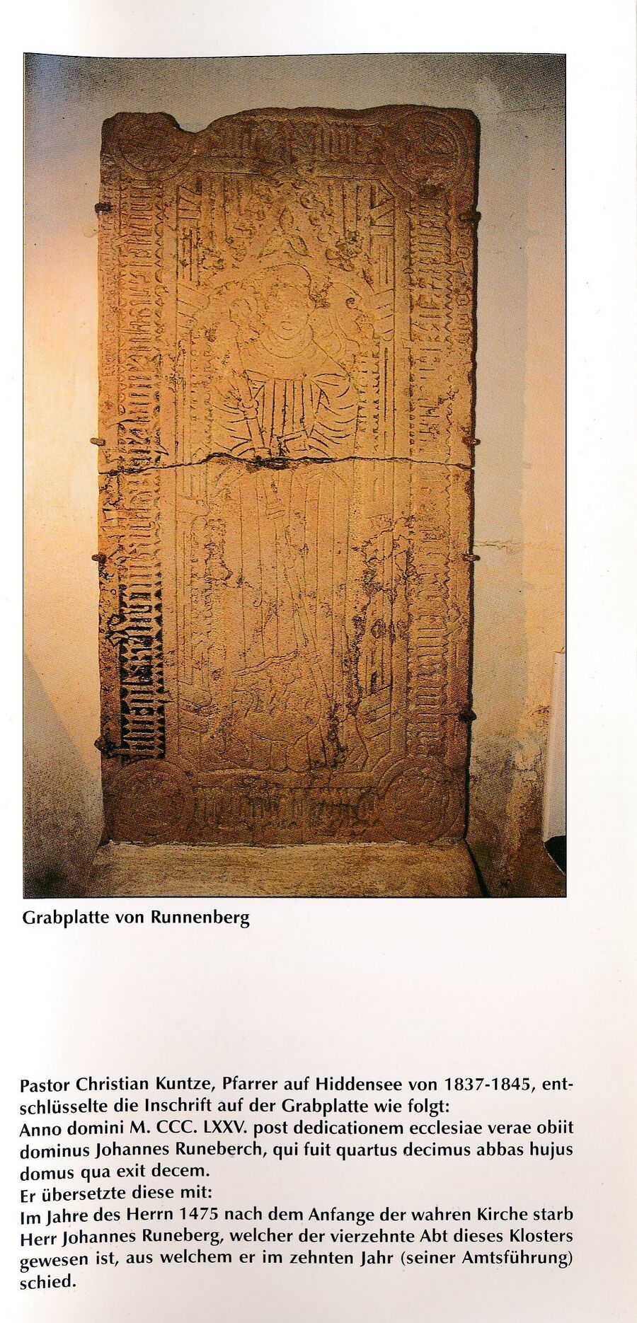 Als die Mönche nach Hiddensee kamen 1296 Inselpastor Manfred Domrös 1996 30