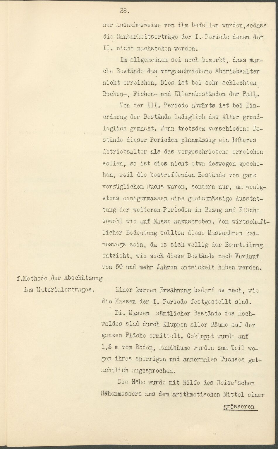 Max Garthe Allg. Beschreibung der Rostocker Stadtforst 1911 28