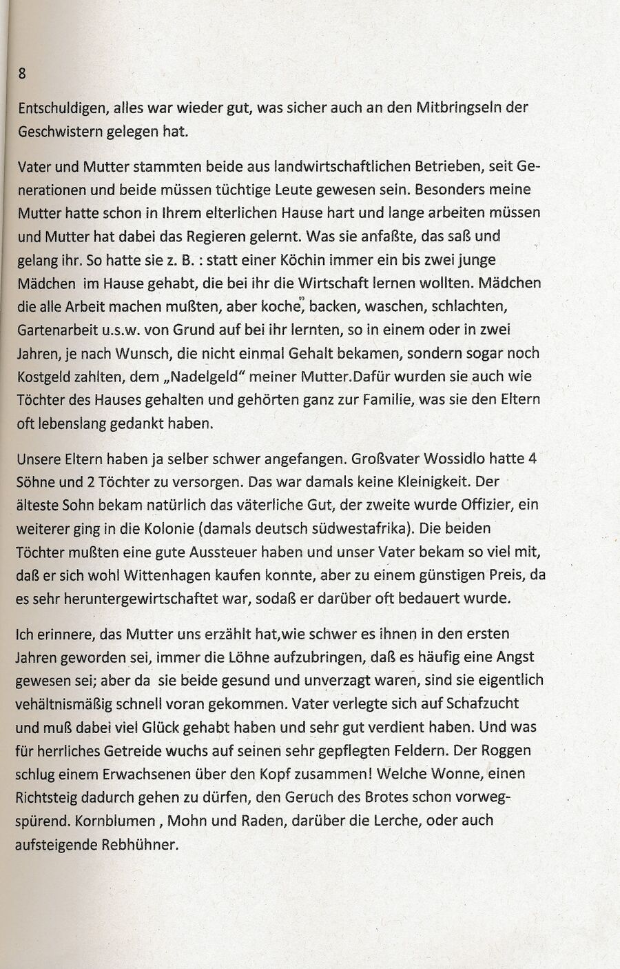Wittenhagen 1911 Wossidlo 15