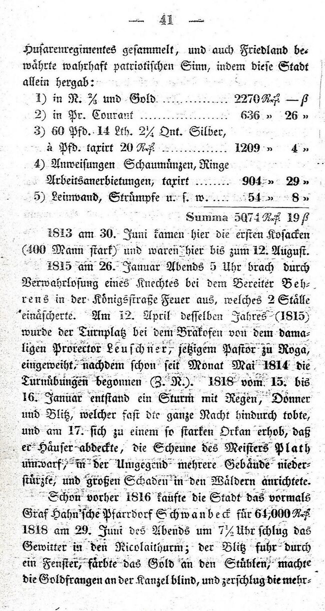 Friedland Reinhold 1838 41