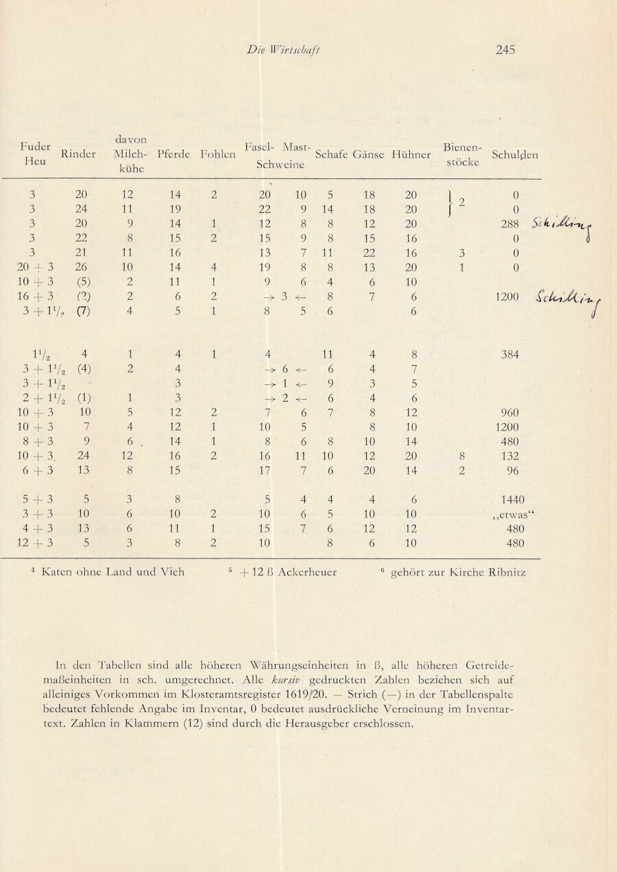 Baumgarten Bentzin 1963 Hof u Wirtschaft Ribn Bauern 245