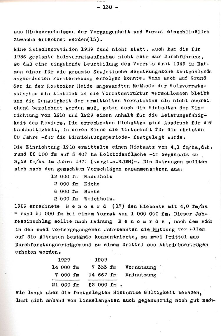 RH Oelsnitz Forstwirtschaftsgeschichte NÖM 1955 138