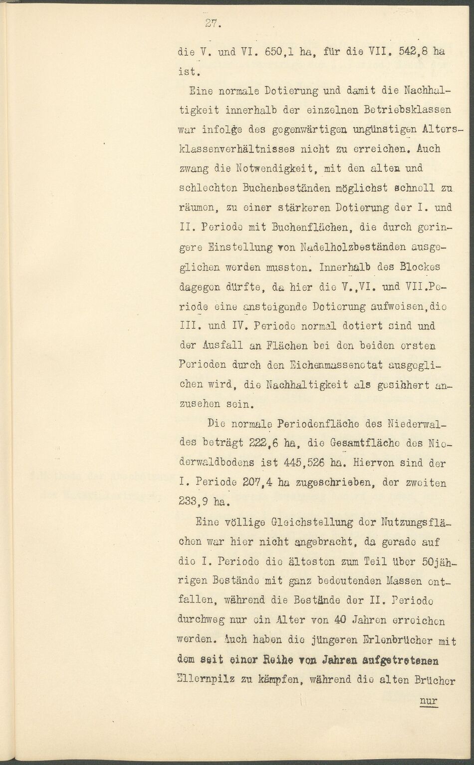 Max Garthe Allg. Beschreibung der Rostocker Stadtforst 1911 27