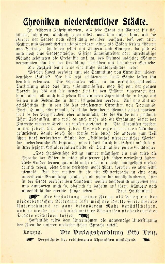 Kronika van Rostock Otto Weltzin 1908 142