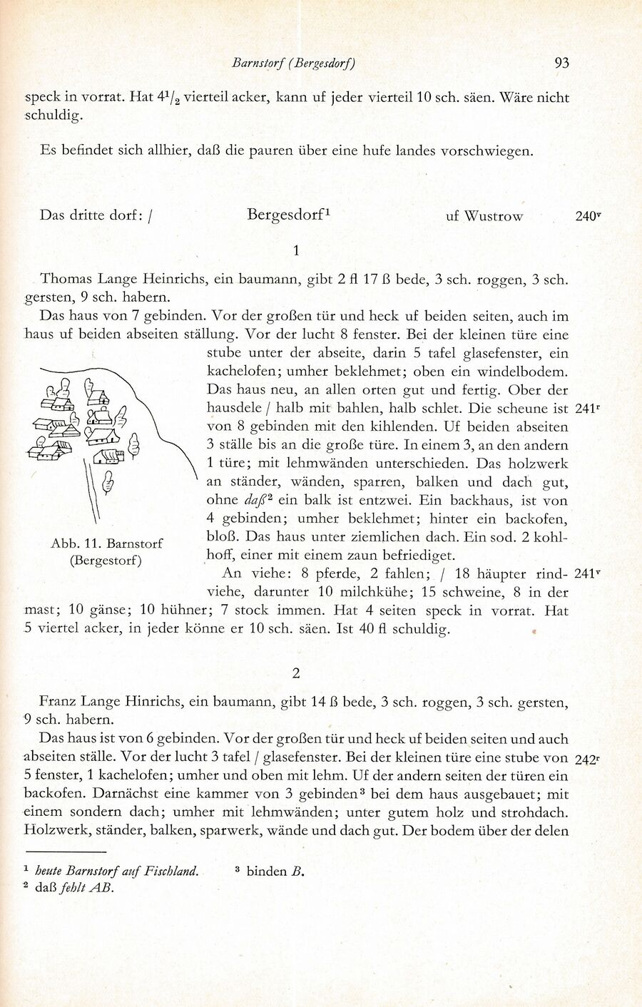 Baumgarten Bentzin 1963 Hof u Wirtschaft Ribn Bauern 093