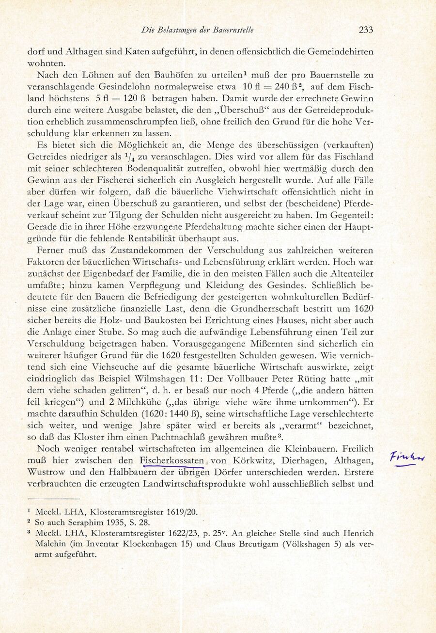 Baumgarten Bentzin 1963 Hof u Wirtschaft Ribn Bauern 233