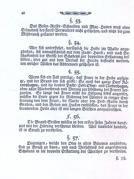 RH Herzogliches Regulativ 1774 48