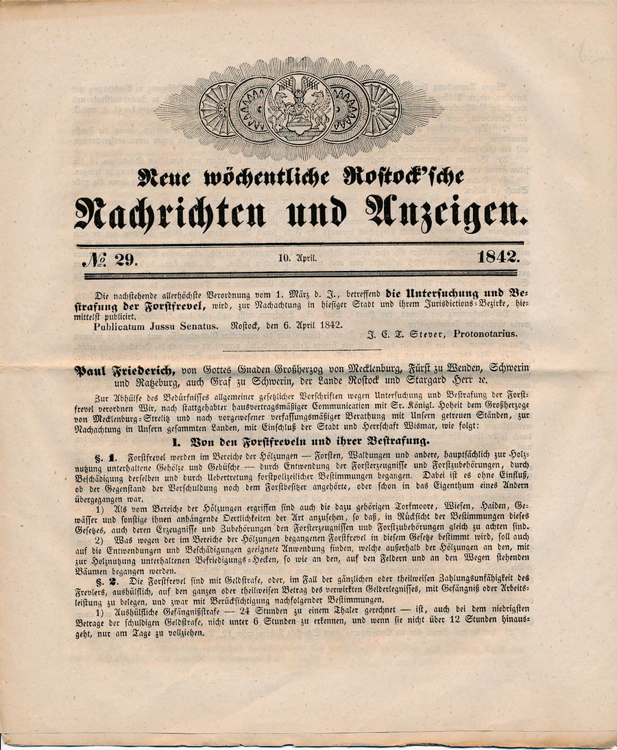 RH Forstordnung 1842 01