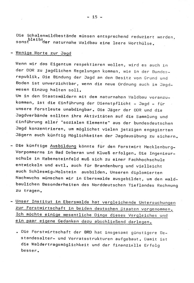 Oberlandforstmeister Christian Kähler Auszug 1990 15