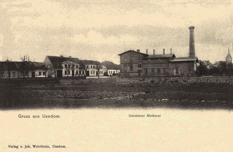 Datei:Usedom AK Molkerei 1907.jpg
