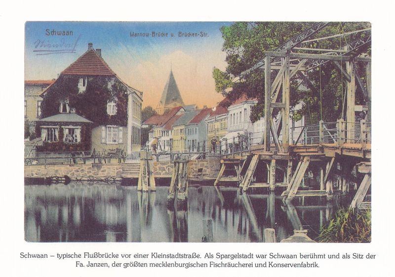 Datei:Schwaan Warnowbrücke um 1900.jpg