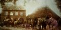 Vellahn. Transport des Kriegerdenkmals um 1922, Archiv Greve