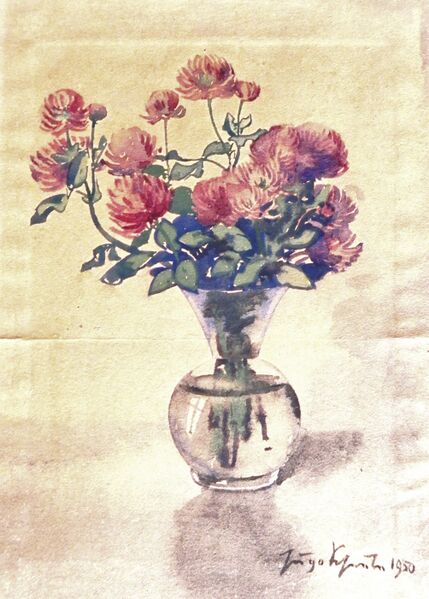 Datei:Scheele 1950 roter Klee.jpg