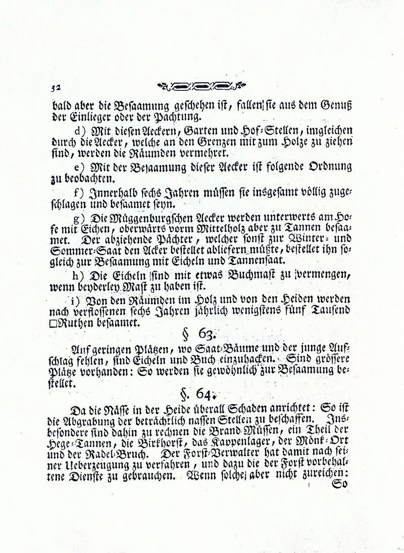 RH Herzogliches Regulativ 1774 52