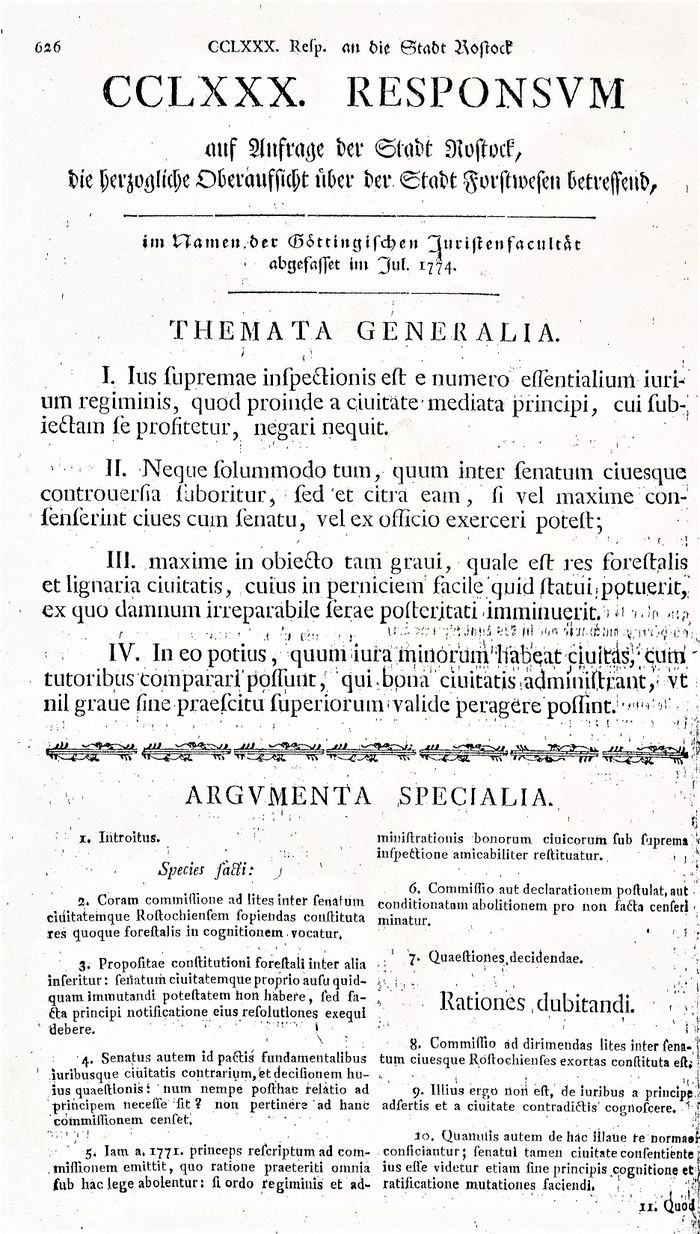 RH Rechtsgutachten Pütter Göttingen 1777 b