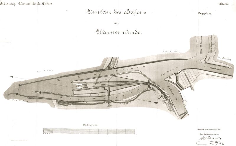 Datei:1900 Bauplan Fährhafen Kerner.jpg