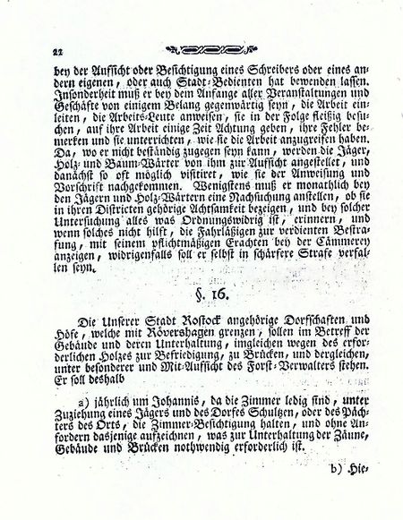RH Herzogliches Regulativ 1774 22