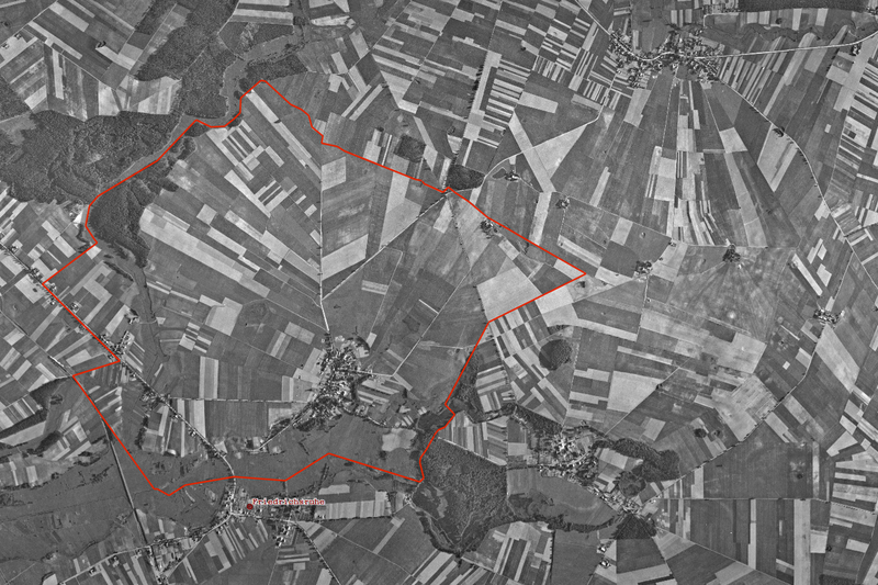 Datei:Goldenbow Luftbild 1953 Feldmark.png