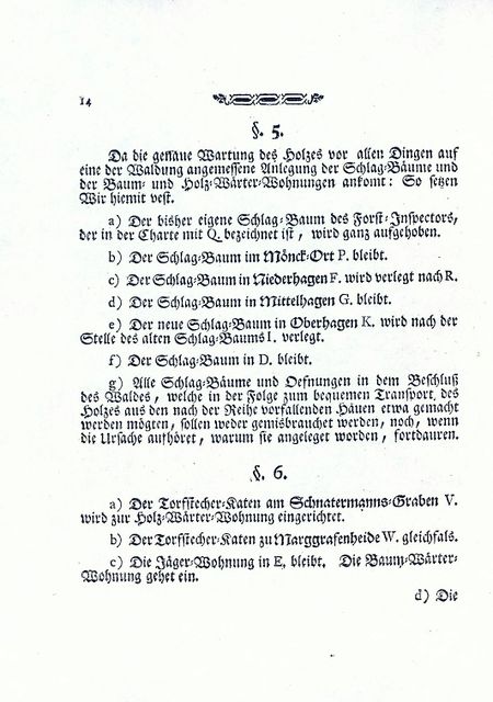 RH Herzogliches Regulativ 1774 14